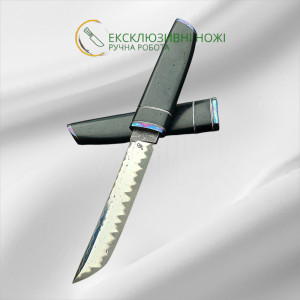 OBSIDIAN WAVE авторський ніж ручної роботи Fomenko Knifes, сталь - К110, 61-62 HRC